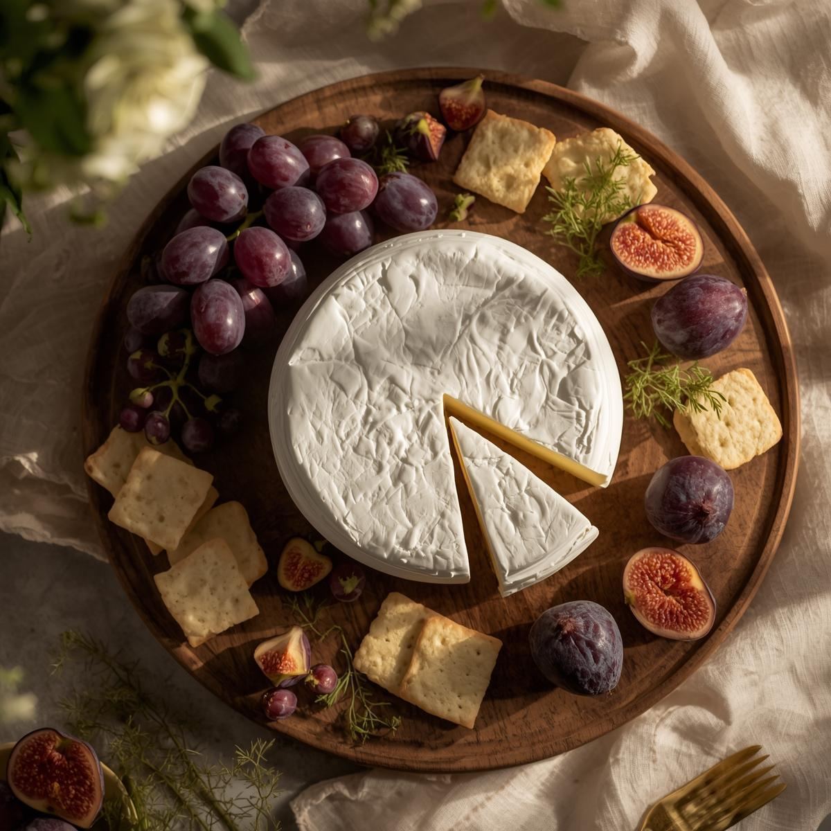 Melty baked Camembert with nuts and honey