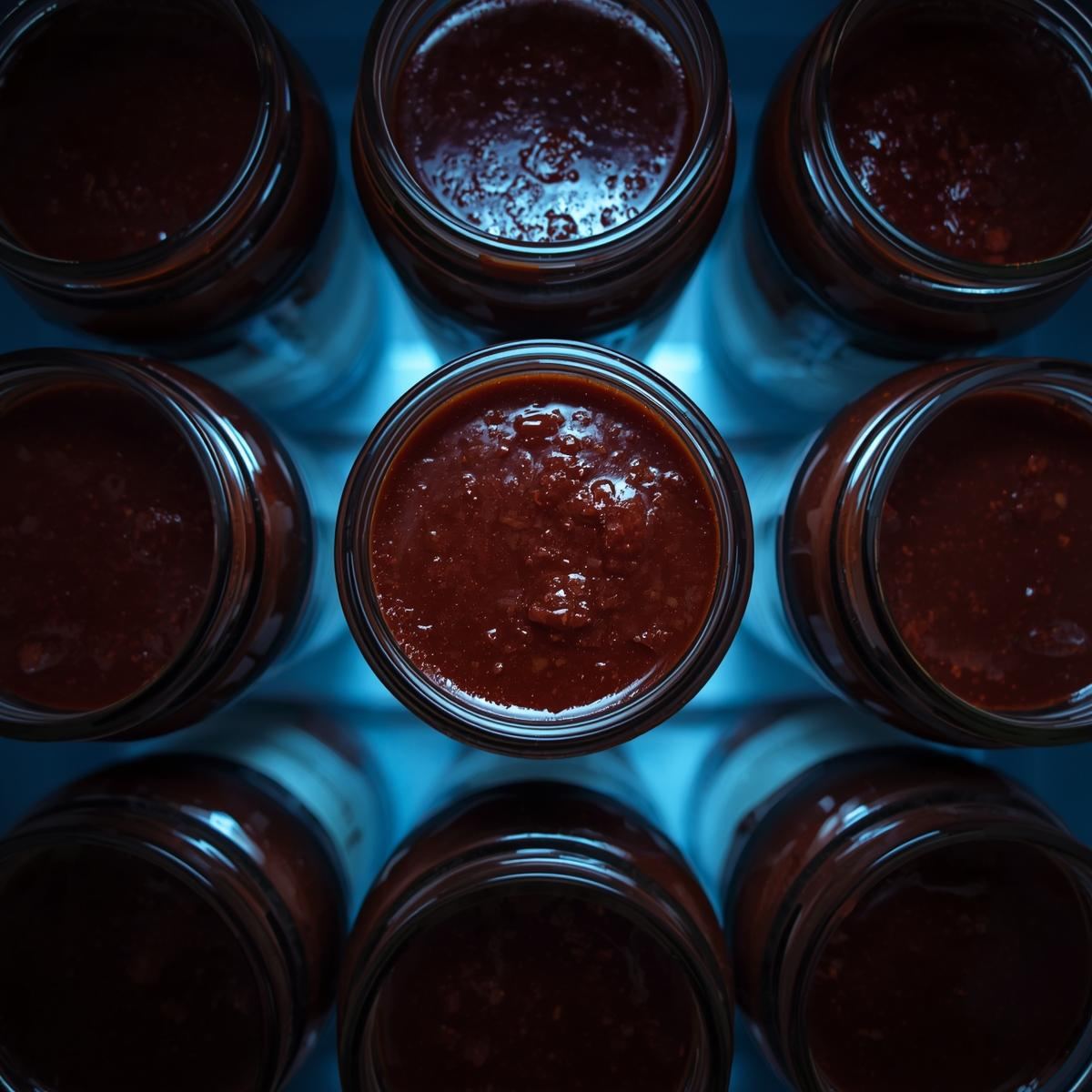 Mole stored in containers