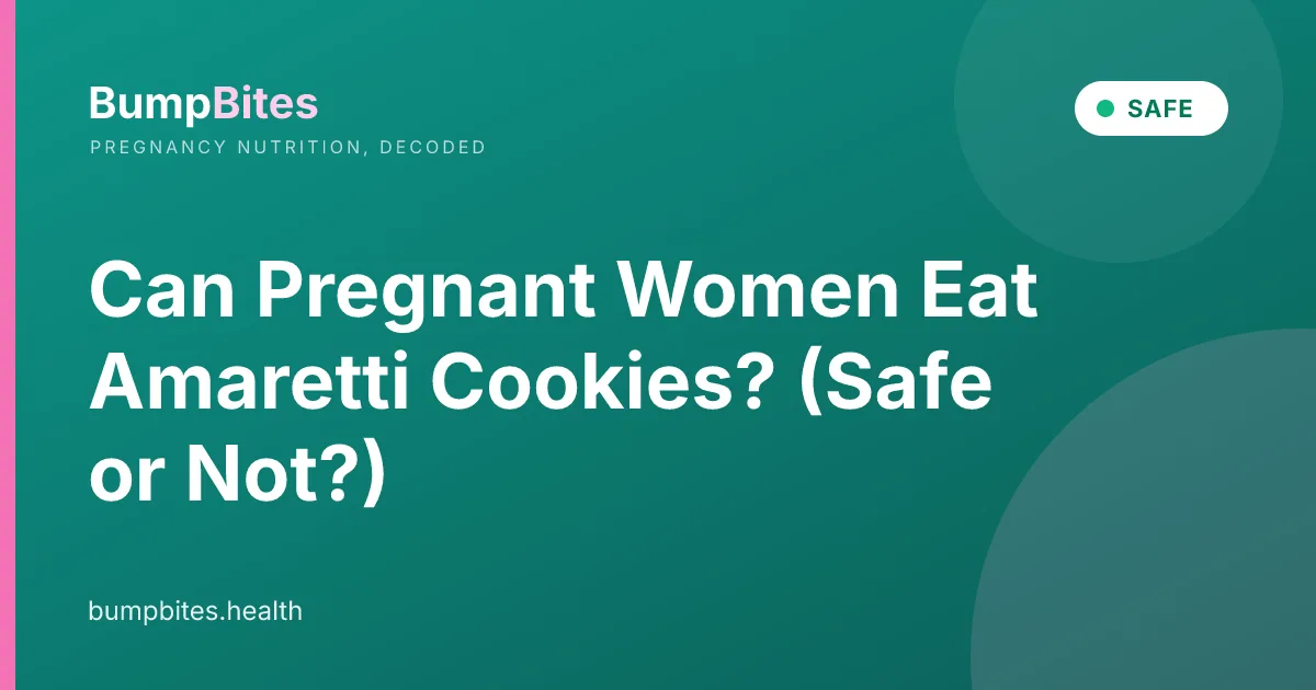 Can Pregnant Women Eat Amaretti Cookies? (Safe or Not?)