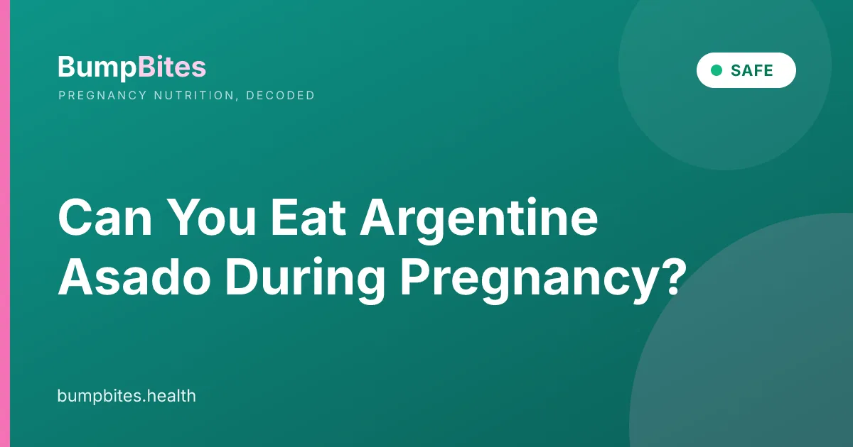 Can You Eat Argentine Asado During Pregnancy?