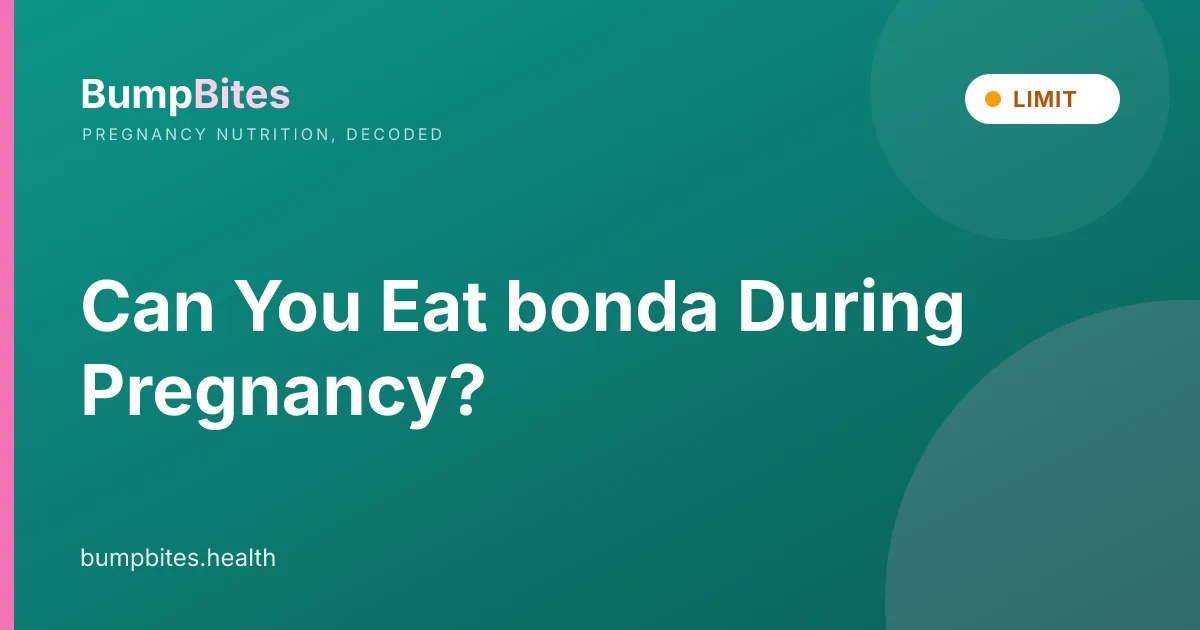Can You Eat bonda During Pregnancy?