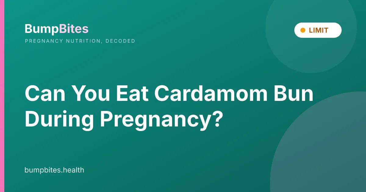 Can You Eat Cardamom Bun During Pregnancy?