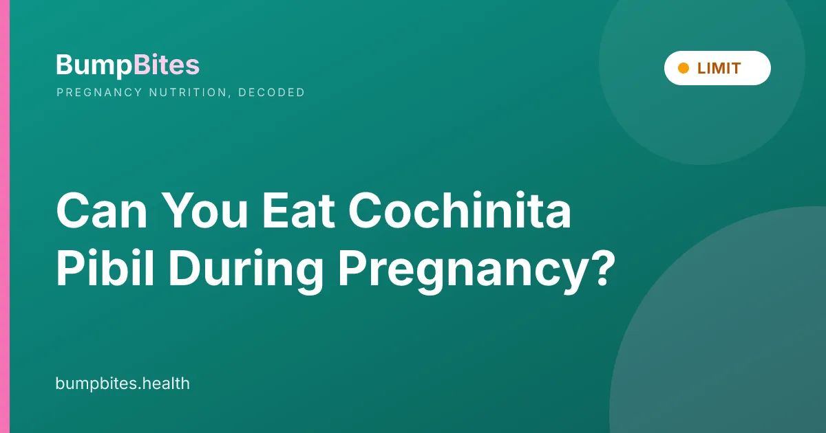 Can You Eat Cochinita Pibil During Pregnancy?