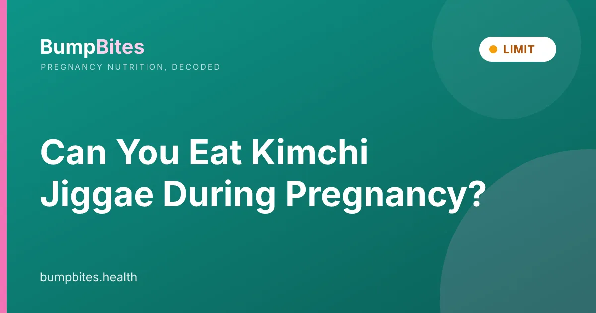 Can You Eat Kimchi Jiggae During Pregnancy?