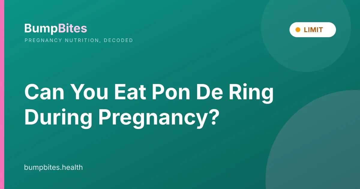 Can You Eat Pon De Ring During Pregnancy?
