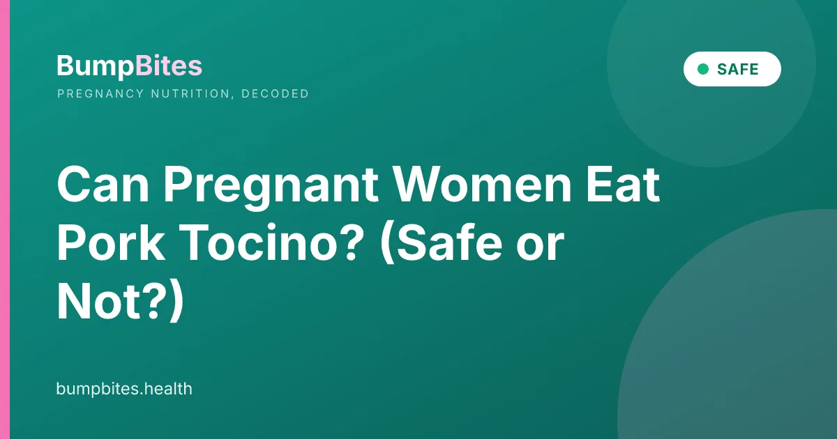 Can Pregnant Women Eat Pork Tocino? (Safe or Not?)