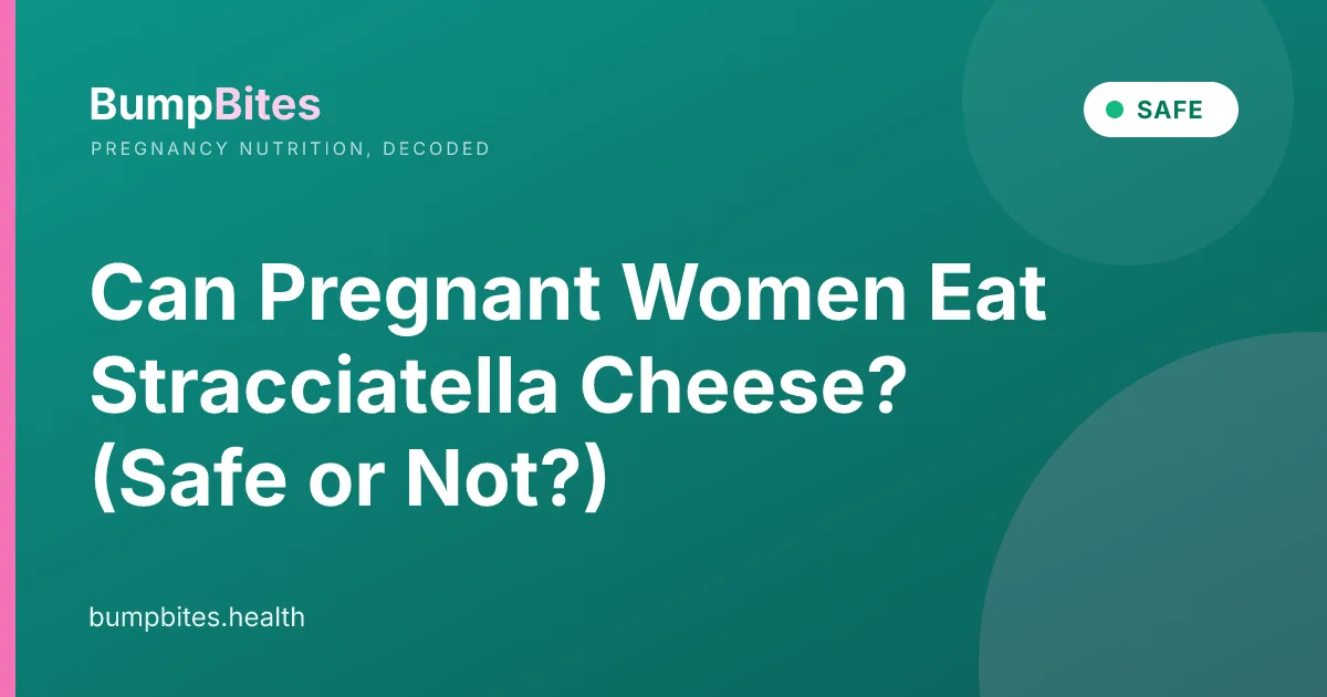 Can Pregnant Women Eat Stracciatella Cheese? (Safe or Not?)