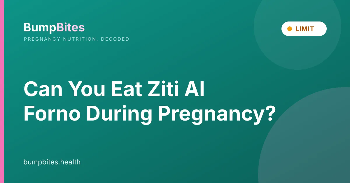 Can You Eat Ziti Al Forno During Pregnancy?